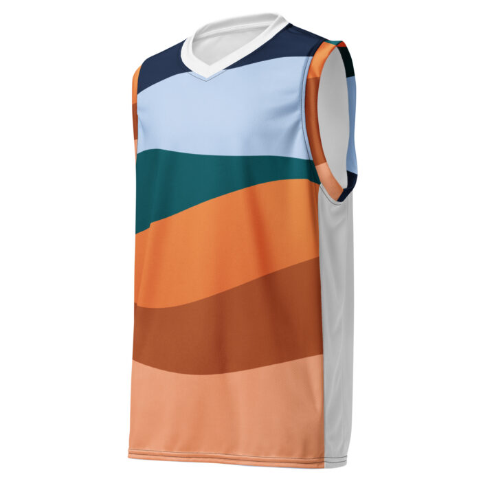 Recycled unisex basketball jersey