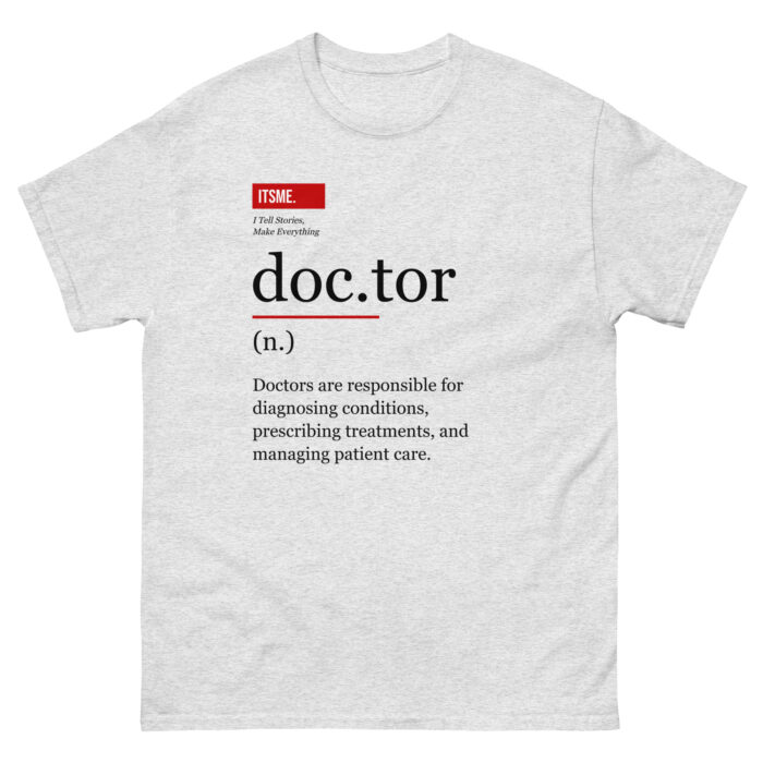 Doctor Definition Unisex T-Shirt - Neutral Style Medical Gift
